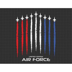 air force us veterans 4th of july svg, patriotic, independence day, fourth of july, svg, png files for cricut sublimatio