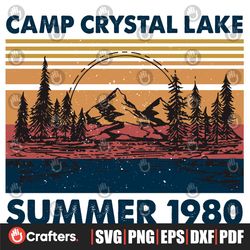 camp crystal lake summer 1980 svg