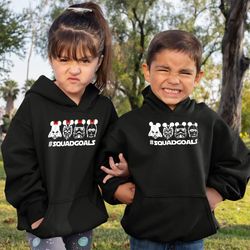 squad goals star wars hoodie, star wars family and couple sweatshirt, star wars youth and toddler sweat, darth vader hoo