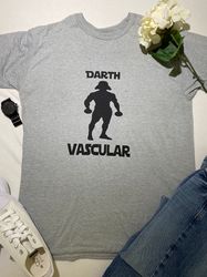 star wars themed gym shirt fitness clothing workout outfit darth vader vascular funny shirt for gifts for gym rats