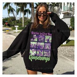 stories to give you goosebumps sweatshirt, 90s movie crewneck,scary movie shirt, horror lover gift, vintage halloween