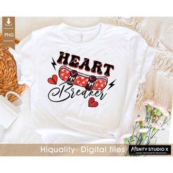 Heartbreaker PNG, Valentines Day Sublimation , skateboard png, Vday shirt Png, vday girl png, xoxo png, Be mine png , PN