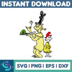 dr.suess svg, dxf, png, dr.suess book png, dr. suess png, sublimation, cat in the hat cricut, instant download