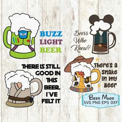 Beer Mug SVG PNG, ToyStory Beer Glass svg, StarWars Beer gla - Inspire  Uplift