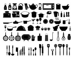 kitchen svg, png, clipart, kitchen svg bundle, kitchen utensils vector