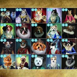 pet portrait, custom pet portrait, dog portrait, custom dog portrait, custom cat portrait, cat portrait, pet gifts canva