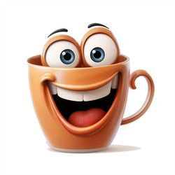 coffee smiling happy morning png  svg digital download clip art