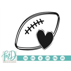 football svg, football heart svg, football outline svg, football mom svg, icon svg, noun svg, football sister svg, clipa