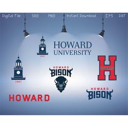 howard university svg bundle, howar bison , bison svg svg, howard svg, university svg, college, vinyl cricut, svg, png,