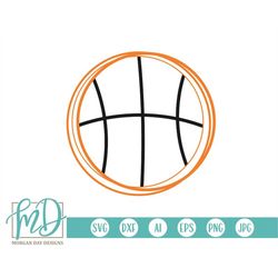 basketball svg - basketball outline svg - basketball clip art - basketball cut file - noun svg - icon svg - sports svg -