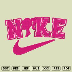 nike barbiee embroidery design - barbie machine embroidery files - dst, pes, jef