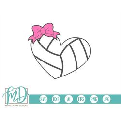 volleyball svg - volleyball heart svg - volleyball clip art - volleyball mom svg - volleyball cut files - cricut svg - s
