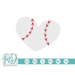 baseball svg - baseball clipart - baseball heart svg - baseball strings - softball svg - baseball cut file - cricut svg