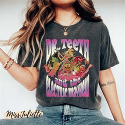 comfort colors vintage disney disney muppets doctor teeth and the electric mayhem shirt, retro the muppets show shirt, 9