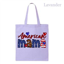 american mama tote bag, patriotic 4th of july tote bag for women, 4th of july gift, republican bag, fourth of july tote