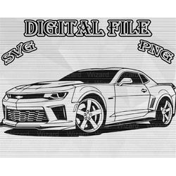 how to draw a zl1 camaro