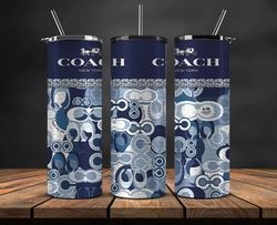 designer coach 20oz tumbler wrap, coach design png, 20oz skinny tumbler 11