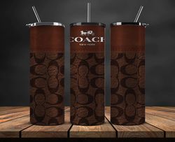 designer coach 20oz tumbler wrap, coach design png, 20oz skinny tumbler 16