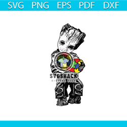 autism groot svg, autism svg, autism awareness day svg, awareness svg, groot svg, cute groot svg, marvel svg, autism shi