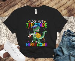 back to school look out 7th grade here i come - sublimation design - png file