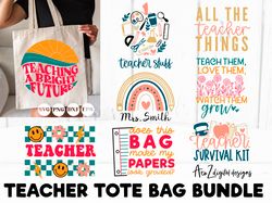 teacher svg, teacher tote bag svg, tote bag svg, teacher gift svg, teacher bag svg, funny tote bag svg, educator svg, sc