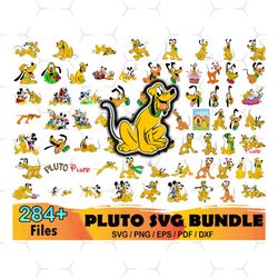 Disney Baby Pluto svg, Baby Pluto and Mickey Mouse svg, Cute