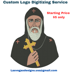 custom embroidery logo digitzing service