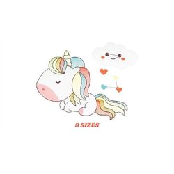 unicorn embroidery designs - baby girl embroidery design machine embroidery pattern - fantasy embroidery - newborn layet