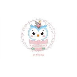 owl embroidery design - baby bird embroidery design machine embroidery pattern - baby boy embroidery file - instant down