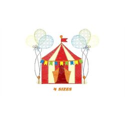 circus embroidery design - market tent embroidery designs machine embroidery pattern - fair embroidery file - instant do