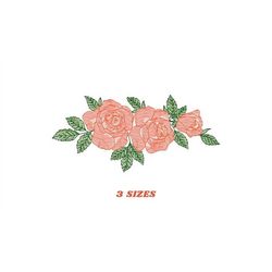 roses embroidery designs - flower embroidery design machine embroidery pattern - rose embroidery file - flowers for towe