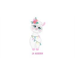 llama embroidery design - alpaca embroidery designs machine embroidery pattern - baby girl embroidery file - instant dig