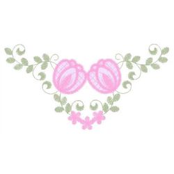 floral frame embroidery designs - flower embroidery design machine embroidery pattern - rose wreath laurel embroidery fi