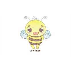 bee embroidery design - bees embroidery designs machine embroidery pattern - baby girl embroidery file - honey bee appli