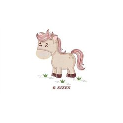 horse embroidery design - farm animals embroidery designs machine embroidery pattern - horse ranch embroiery file - inst