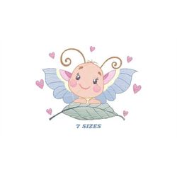 butterfly embroidery design - dragon fly embroidery designs machine embroidery pattern - baby girl embroidery file - ins