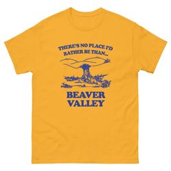 beaver valley shirt  mens classic tee  sexual innuendo adult humor inappropriate graphic t shirt