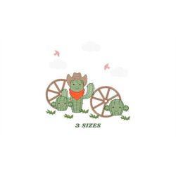 cactus embroidery designs - ranch embroidery design machine embroidery pattern - mexican cactus design - cowboy ranch em