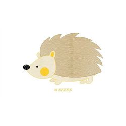 hedgehog embroidery designs - woodland animal embroidery design machine embroidery pattern - porcupine embroidery file