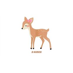 deer embroidery design - animal embroidery designs machine embroidery pattern - quilt embroidery file - baby girl embroi