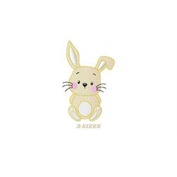 bunny face embroidery design - rabbit embroidery designs machine embroidery pattern - baby girl embroidery file - animal