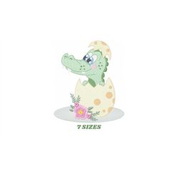 crocodile embroidery design - alligator embroidery designs machine embroidery pattern - animal embroidery file - alligat