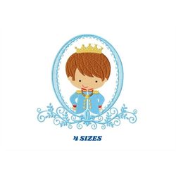 prince embroidery designs - knight embroidery design machine embroidery pattern - instant download - baby boy embroidery