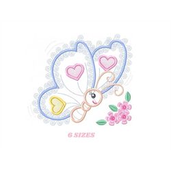 butterfly embroidery design - animal embroidery designs machine embroidery pattern - baby girl embroidery file - butterf