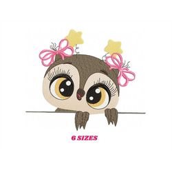 owl embroidery design - animal embroidery design machine embroidery pattern - kitchen embroidery file - digital download