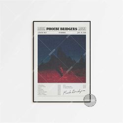 Phoebe Bridgers Punisher Retro Album Print No Framed Poster