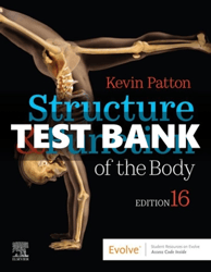 structure & function of the body 16th ed test bank