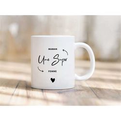 mug a super mom - mother's party - mom gift idea - mothers' feast gift -