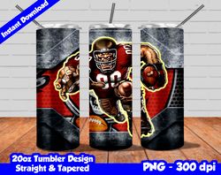 buccaneers tumbler design png, 20oz skinny tumbler sublimation template, buccaneers tumbler straight and tapered design,