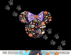 disney minnie mouse icon candy and pumpkins halloween png, sublimation copy